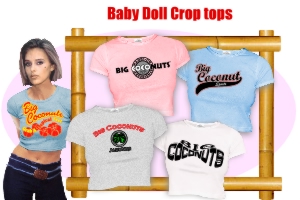 Click for Baby Doll Crop Tops